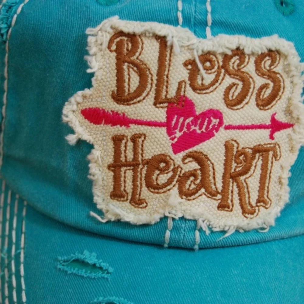 BLESS YOUR HEART‎ Vintage Distressed Look Cap